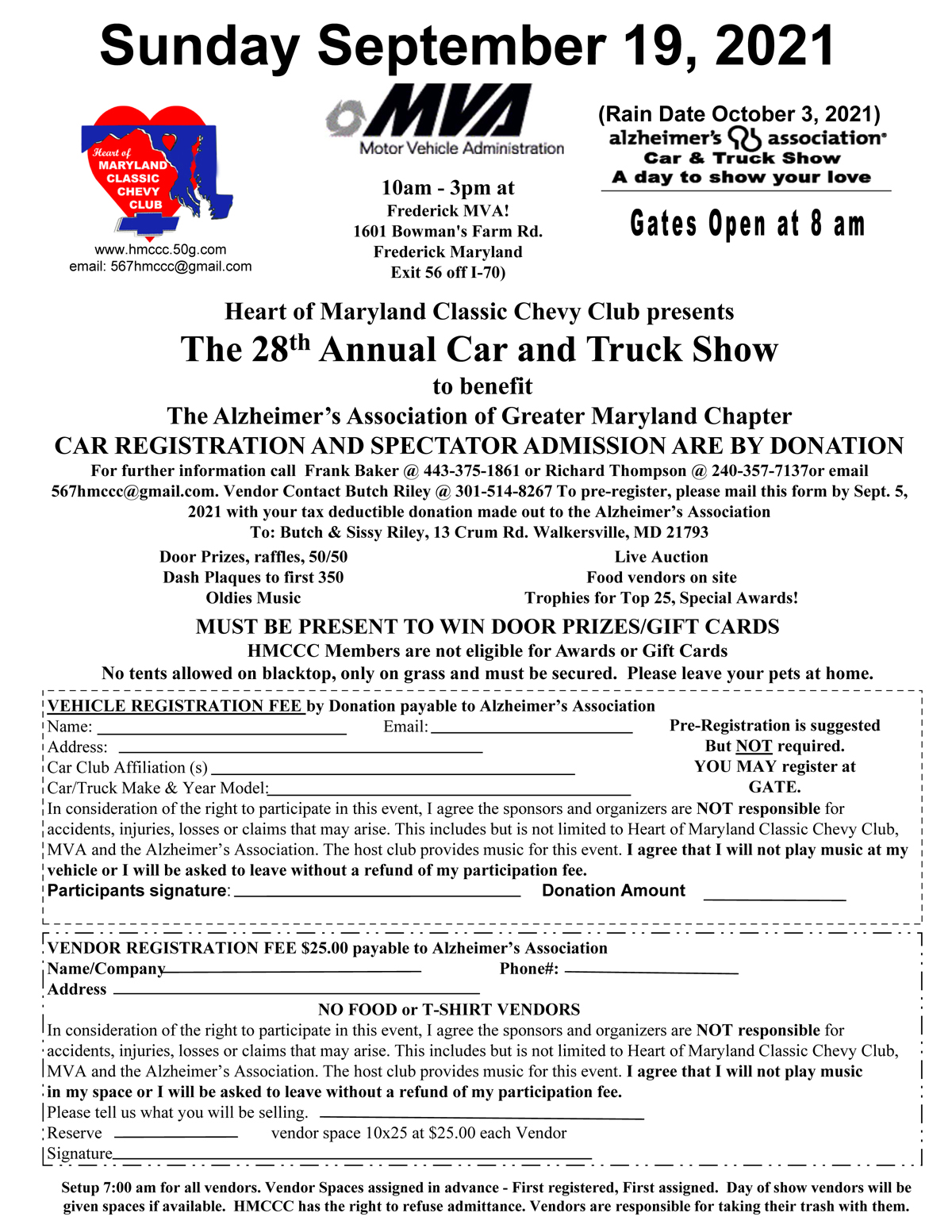 Heart of Maryland Classic Chevy Club